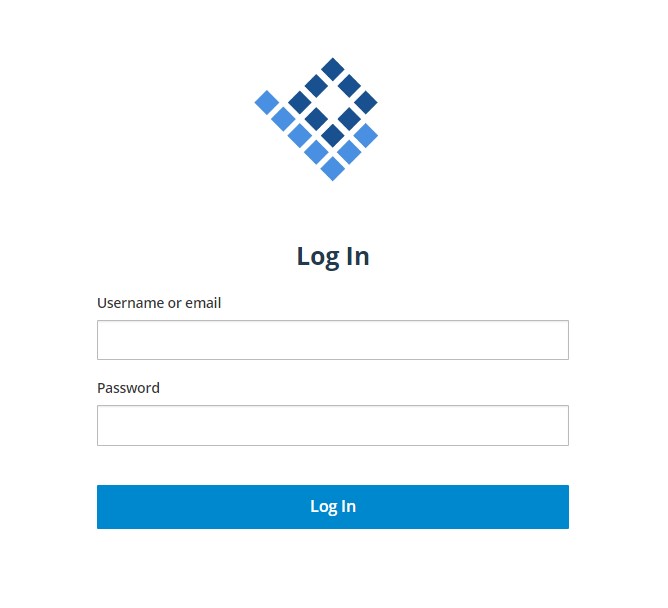 SSO login credentials page