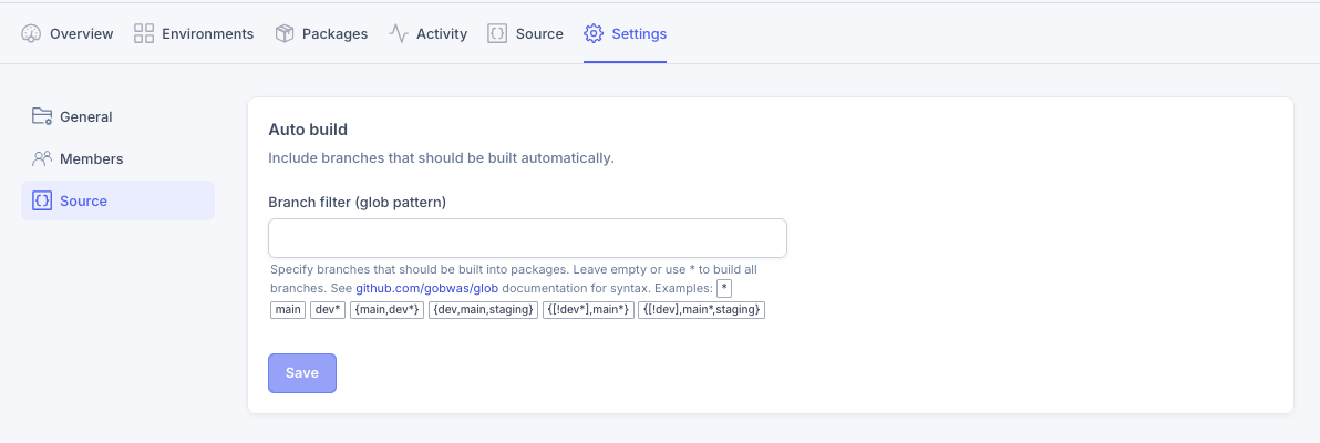 Settings | Low-Ops Docs