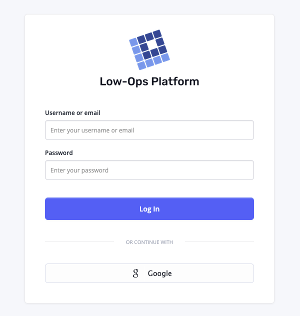 Authorization | Low-Ops Docs