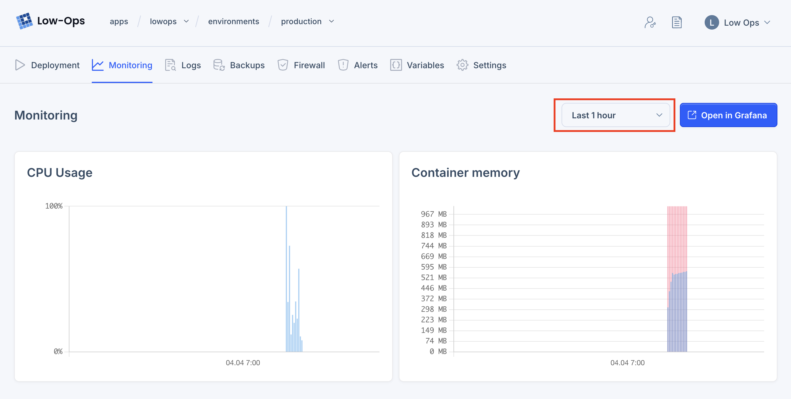 Monitoring